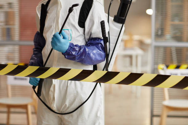 Professional Blood Cleanup technician working in Lancaster, WI